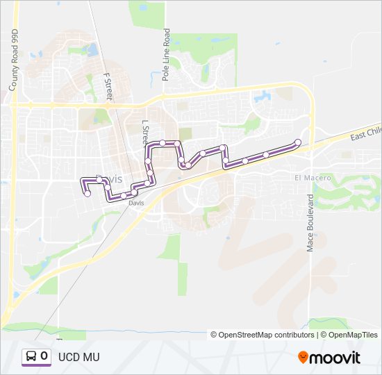 O Bus Line Map