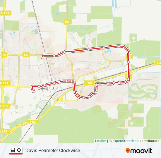 Q Route Schedules Stops Maps F St Covell Blvd Nb Memorial Union Terminal Arrival Howard Way Nb