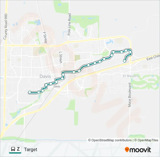 Mapa de Z de autobús