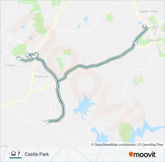 Mapa de 7 de autobús