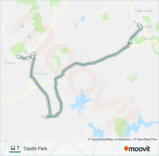 Mapa de 7 de autobús