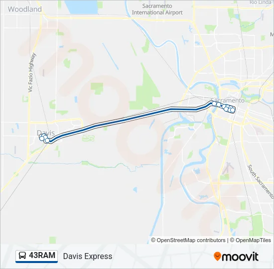 Mapa de 43RAM de autobús