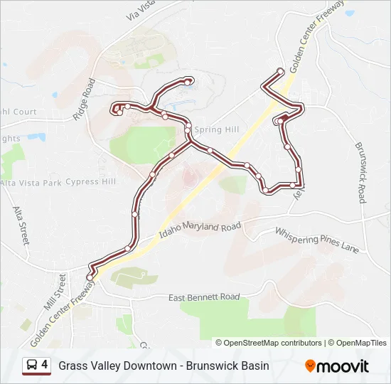 4 Bus Line Map