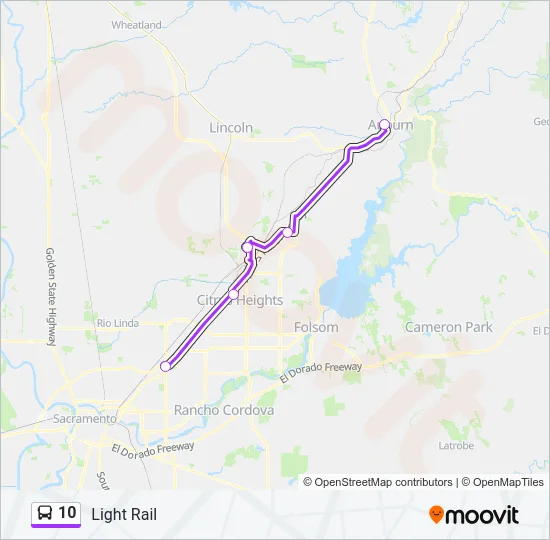 10 Bus Line Map