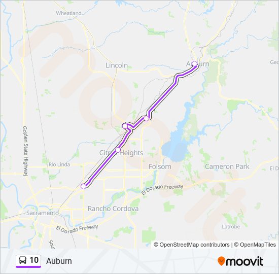 10 bus Line Map