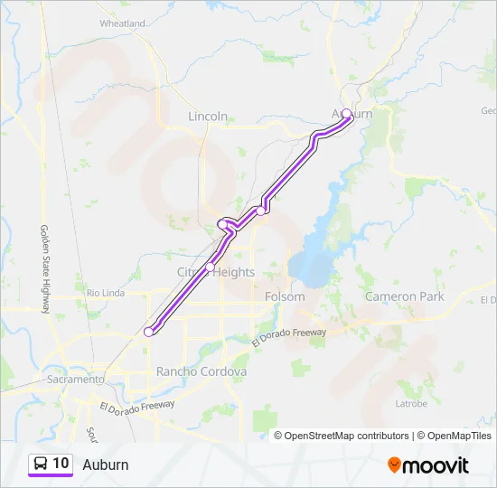 10 Bus Line Map