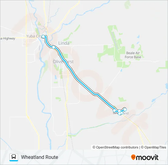 WHEATLAND ROUTE Bus Line Map