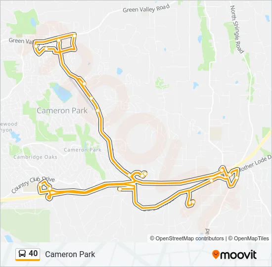 40 Bus Line Map