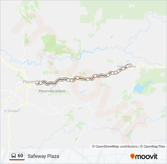 60 Bus Line Map