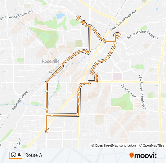 A Bus Line Map