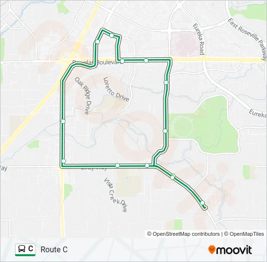 Mapa de C de autobús