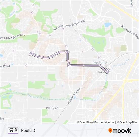 D Bus Line Map