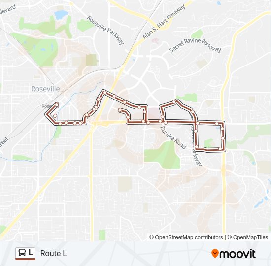 L Bus Line Map