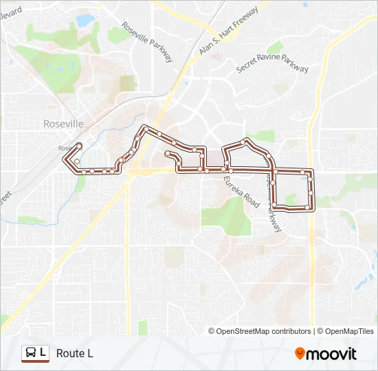 L Bus Line Map