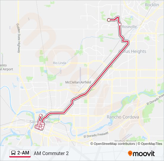 2-AM Bus Line Map