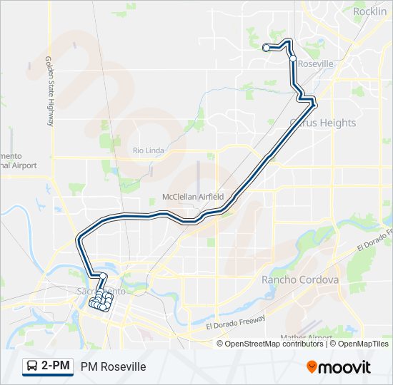 2-PM Bus Line Map