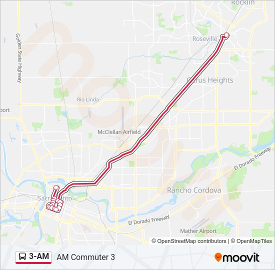 3-AM Bus Line Map