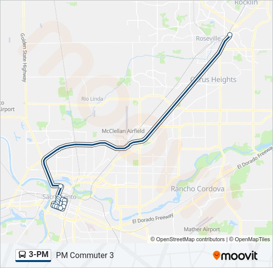 3-PM Bus Line Map