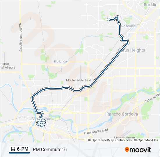 6-PM Bus Line Map