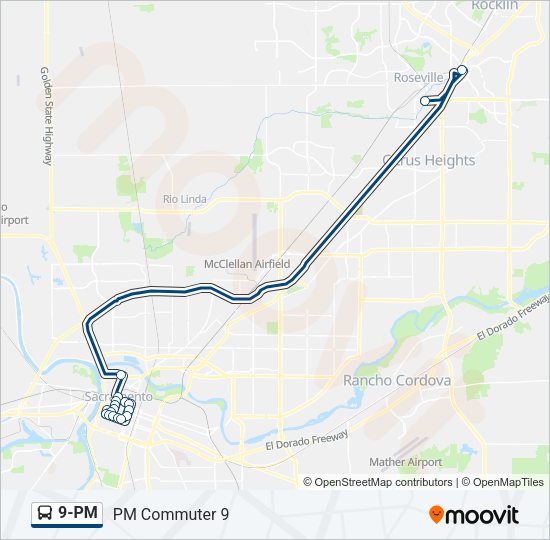 9-PM Bus Line Map