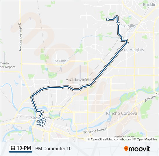 10-PM Bus Line Map
