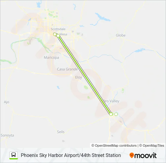FLIXBUS 2042 Bus Line Map
