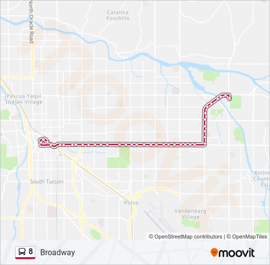 8 Route Schedules, Stops & Maps 8 Udall Station (Updated)