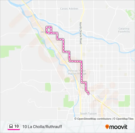 10 Bus Line Map