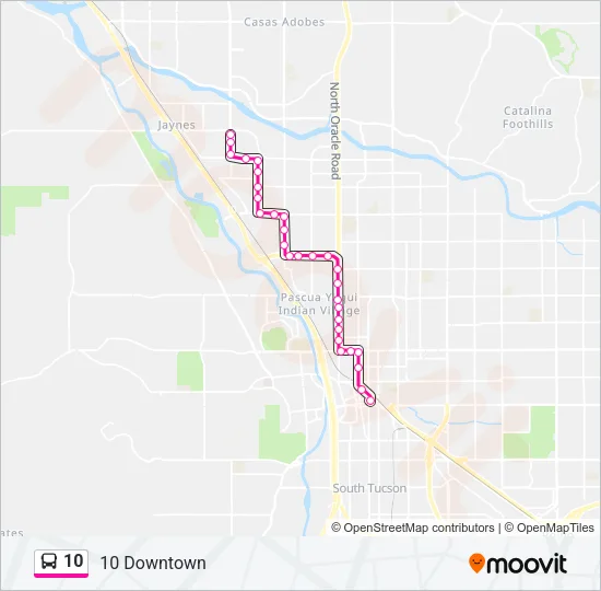 10 Bus Line Map