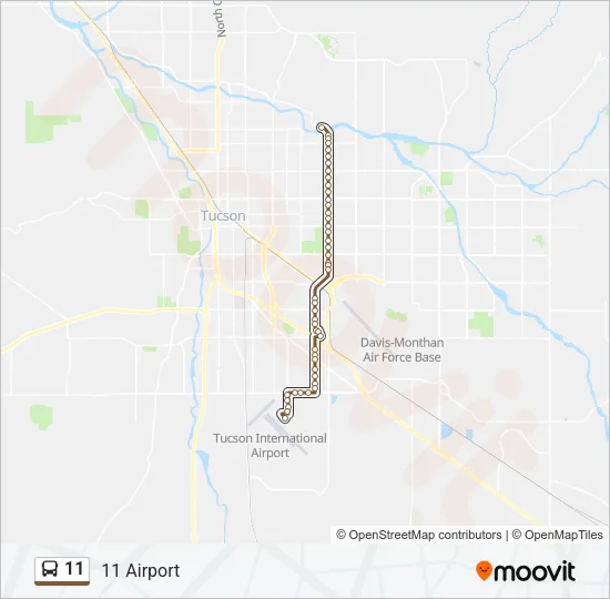 11 Bus Line Map