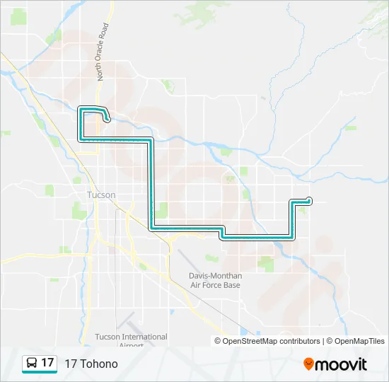 17 Bus Line Map