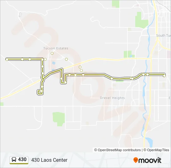 430 Bus Line Map