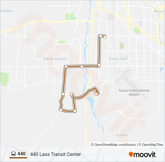 440 Bus Line Map