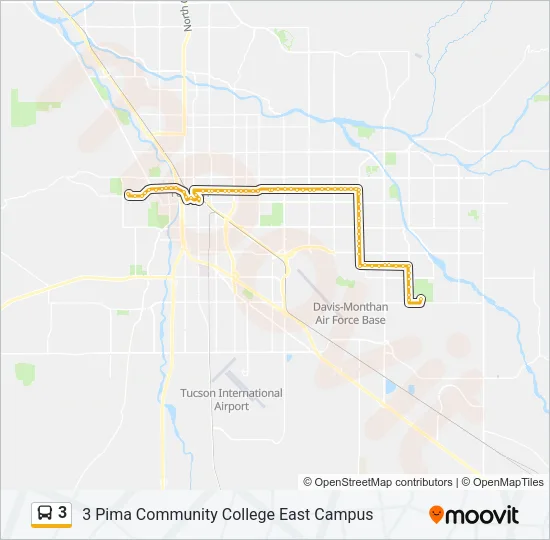 3 Bus Line Map