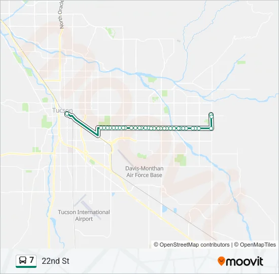 7 Bus Line Map