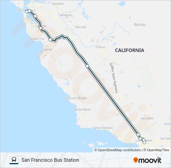 GREYHOUND US0800 Bus Line Map