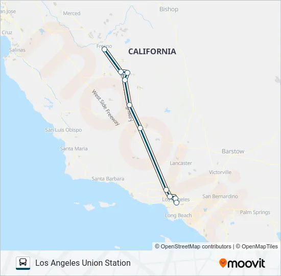 GREYHOUND US0821 Bus Line Map