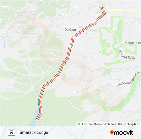 ORANGE LINE Bus Line Map