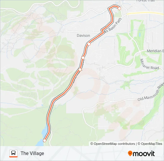 ORANGE LINE Bus Line Map