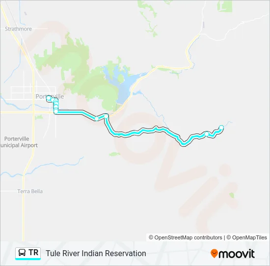 TR Bus Line Map