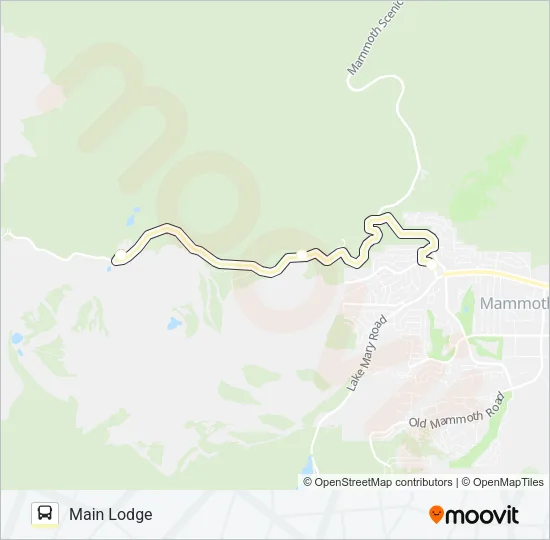 BIKE PARK SHUTTLE Bus Line Map