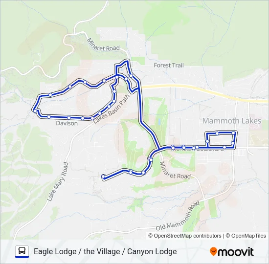 EARLY/LATE SEASON COMBO Bus Line Map