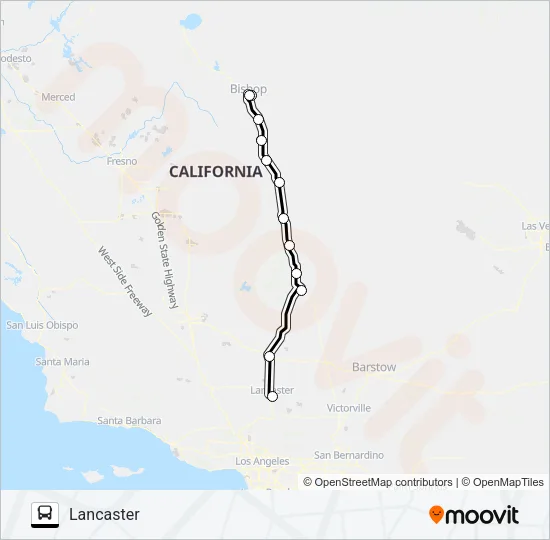 395 ROUTE SOUTH Bus Line Map