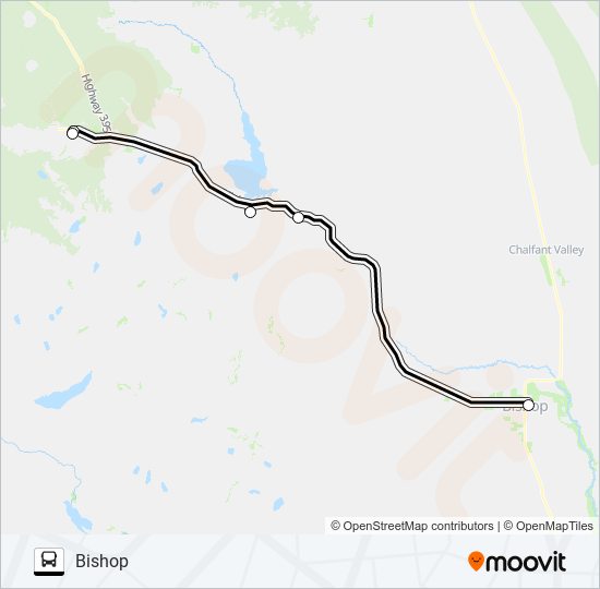 MAMMOTH EXPRESS bus Line Map