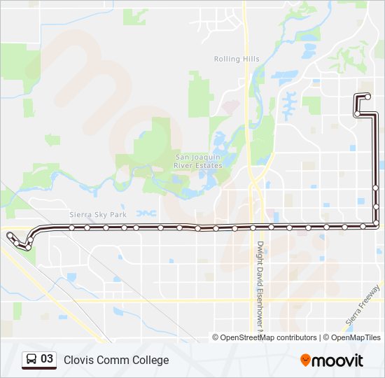 Mapa de 03 de autobús