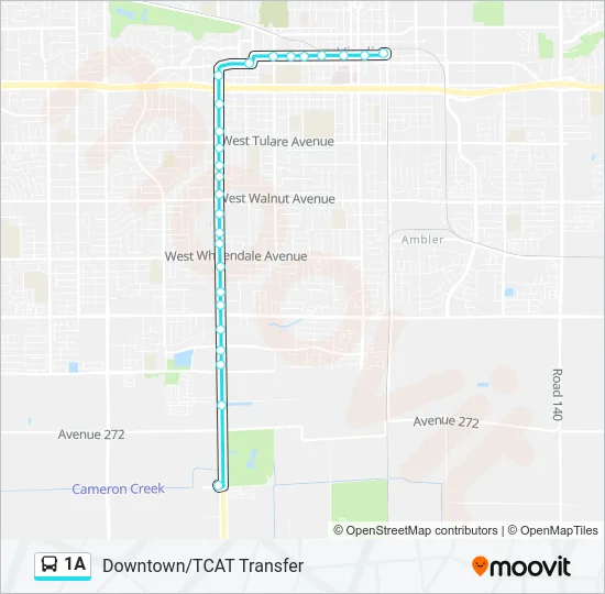 1A Bus Line Map