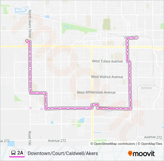 2A Bus Line Map