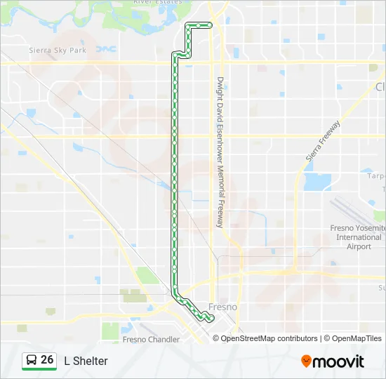26 Bus Line Map