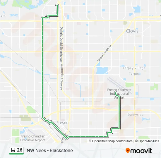 26 Bus Line Map