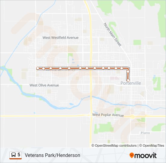 5 bus Line Map